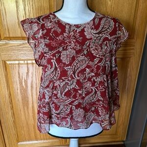 NWT Francesca’s Mi Ami Blouse, Size Medium